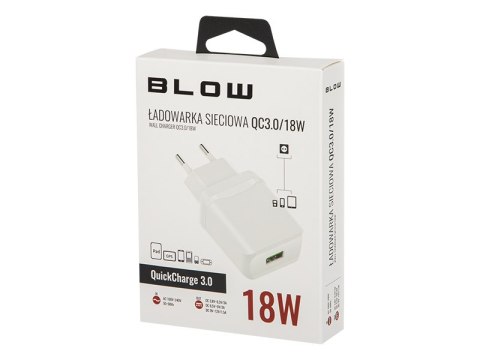 76-003# Ładowarka sieciowa gniazdo usb qc3.0 18w