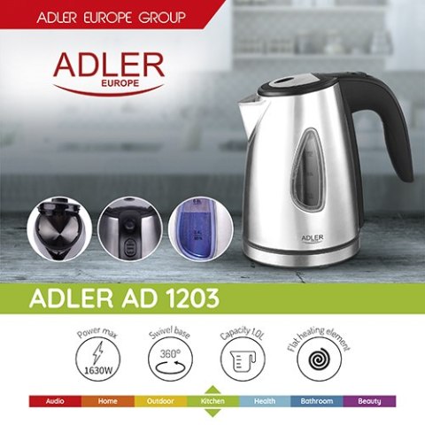 AD 1203 Czajnik metalowy 1,0 l