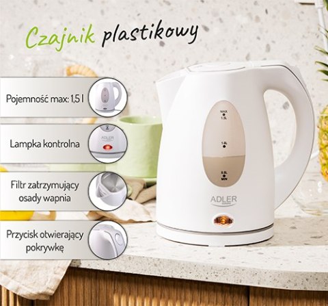 AD 1207 Czajnik plastikowy 1,5 l