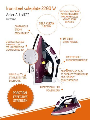 AD 5022 Żelazko 3000 w